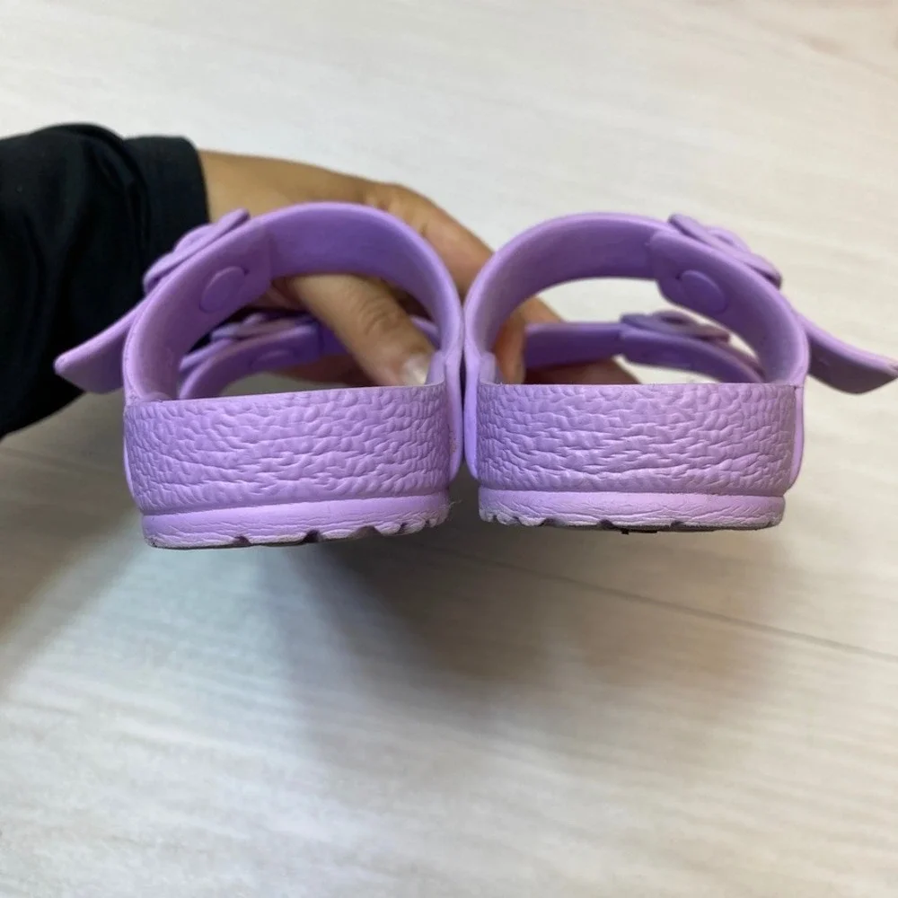 Birkenstock Kids 29 Arizona Sandals Slide Purple EVA Waterproof Beach Shoes 11